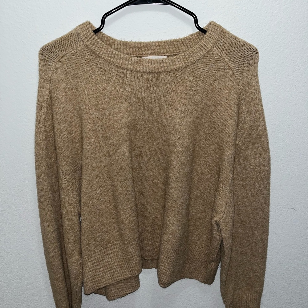 a new day Cozy Brown Crew Neck Sweater